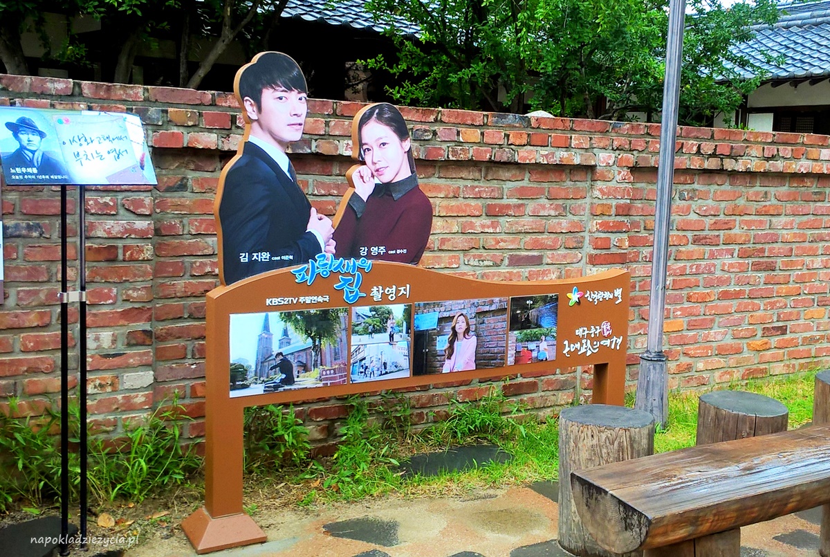 Daegu, Korea Południowa: pomnik serialu "House of Bluebird"
