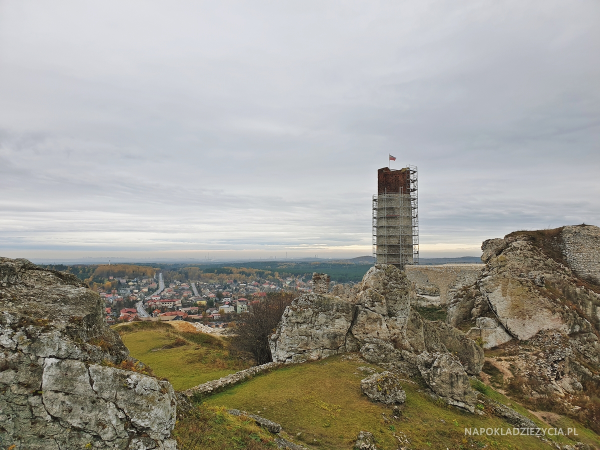 Najpiękniejsze zamki Szlaku Orlich Gniazd, trasa samochodowa: Zamek w Olsztynie