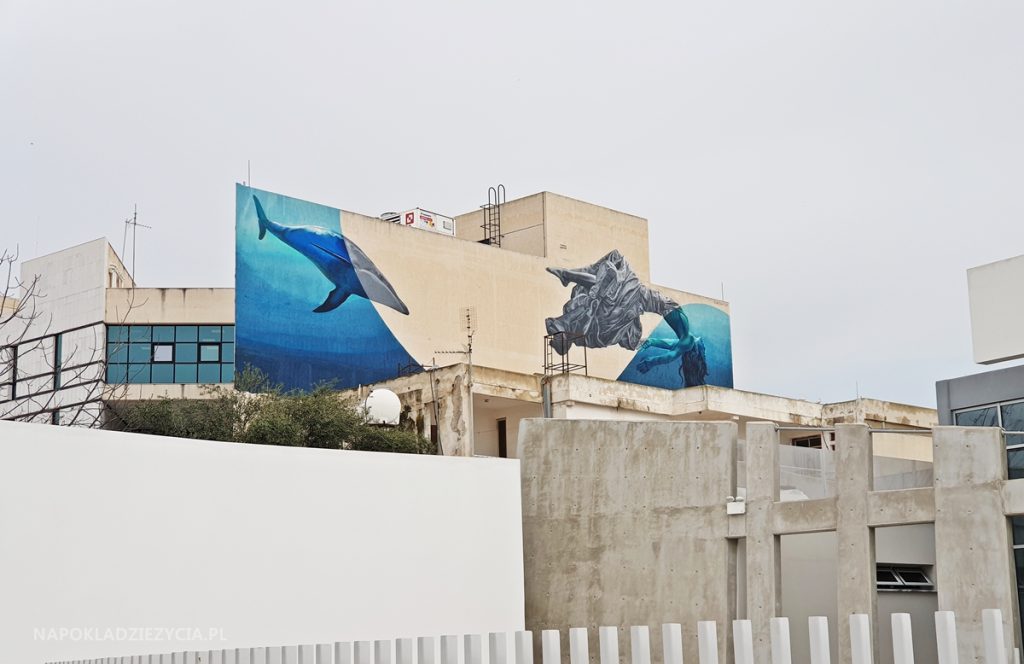 Sztuka uliczna w Pafos: Waveform (Bane & Pest)