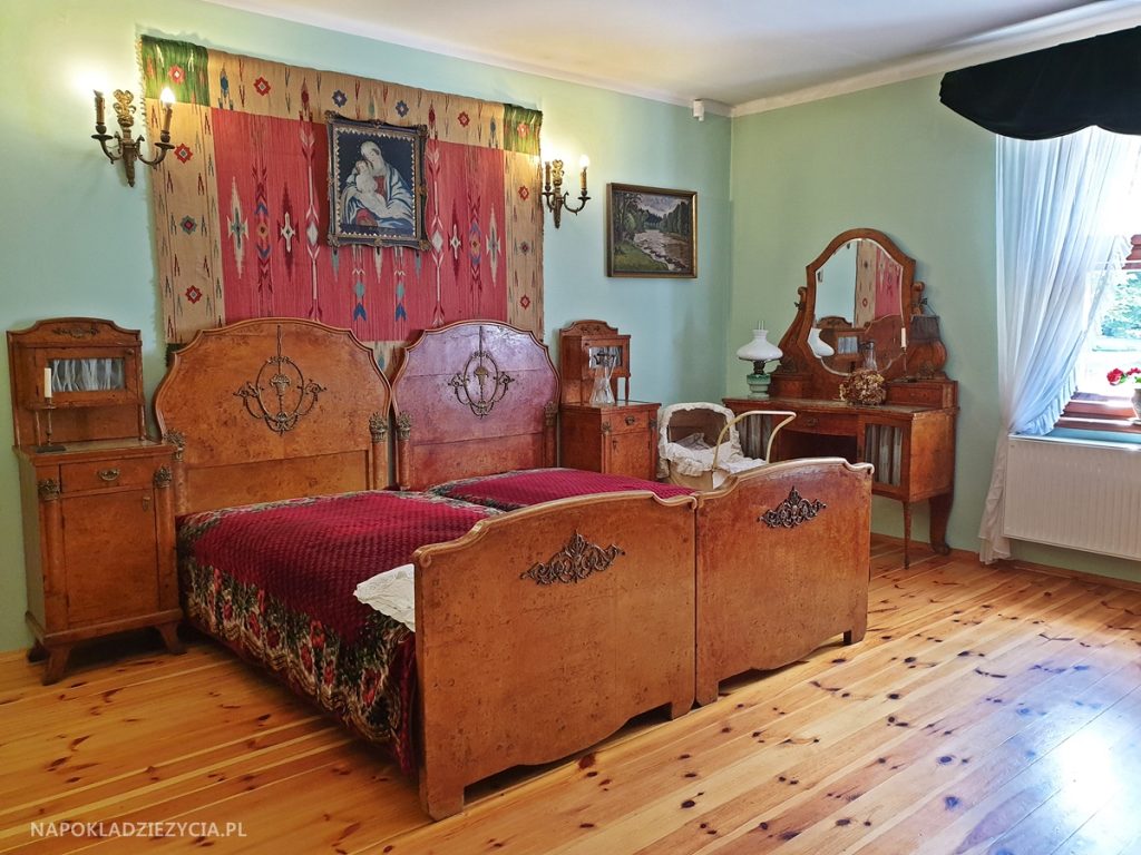 Dworek Marii Dąbrowskiej w Russowie: sypialnia